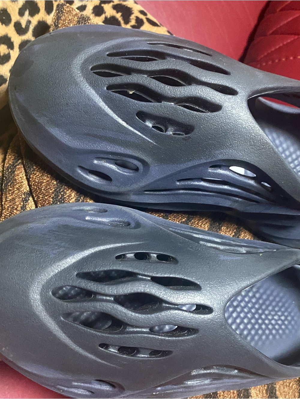 Yezzy foam Black & Blue Men 10 adidas